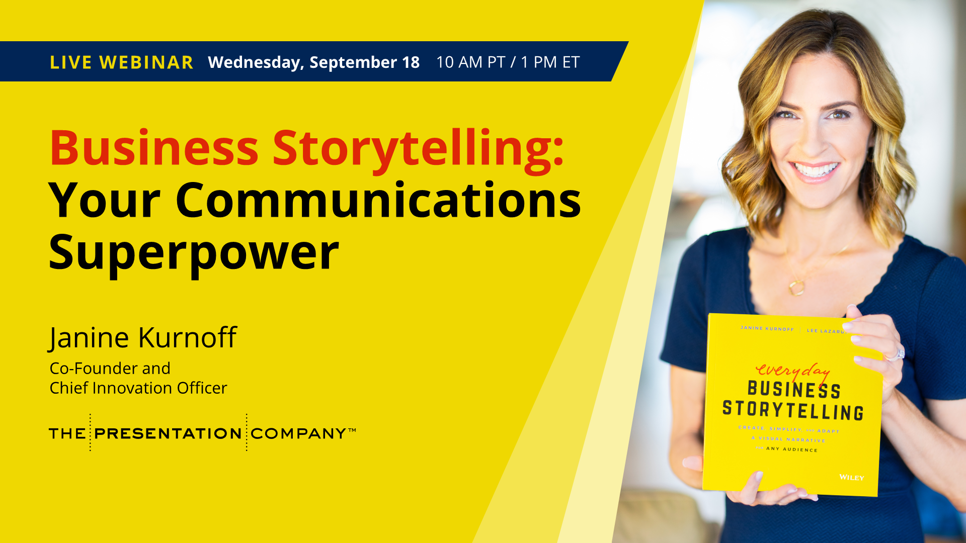 We’re going LIVE: Activate your communications superpower with storytelling expert Janine Kurnoff